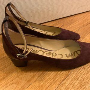 Sam Edelman Lola Suede Ankle Strap Pumps 9.5